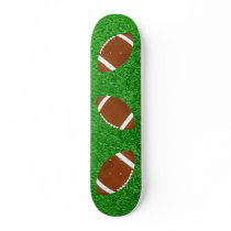 Footballs On The Lawn Skate Boards
