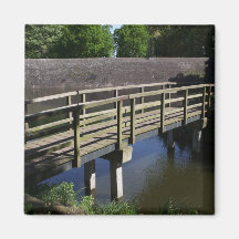 Footbridge Fridge Magnet