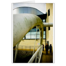 Footbridge Greeting Card