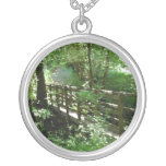 Footbridge in Woodland. Necklace