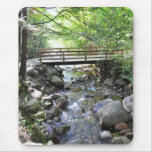 Footbridge Smooth Rocks In A Stream Mousepad