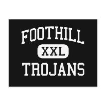 Foothill - Trojans - High - Bakersfield California Post Cards