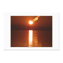 FootLight Majestic Tangent Sunset Gallery Wrapped Canvas