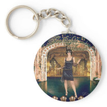 Footlights Floosie Montage Key Chain
