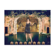 Footlights Floosie Montage Post Card