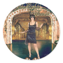 Footlights Floosie Montage Sticker