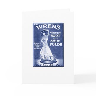 Footlights Greeting Card card