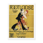 Footloose Vintage Songbook Cover Post Card