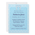 Footprint Baby Shower Invitation