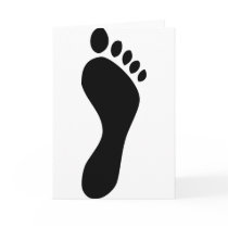 footprint card