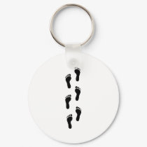 Footprint - Feet keychains by Thinkdifferent Footprint - Feet keychains