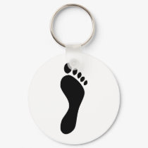 footprint keychains