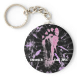 Footprint Keychain