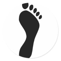 footprint stickers