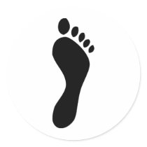 footprint stickers