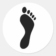 footprint stickers