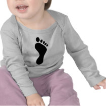 footprint t-shirts by Tomaniac footprint t-shirts