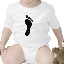 footprint t-shirts by Tomaniac footprint t-shirts