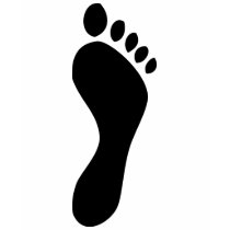 footprint t-shirts by Tomaniac footprint t-shirts