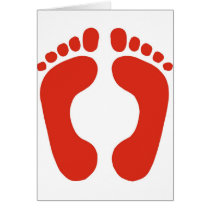 Footprints Card