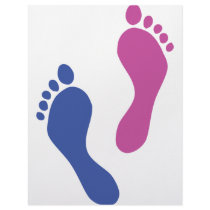 footprints colored letterhead