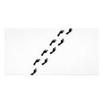 footprints icon photo cards