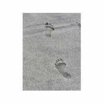 Footprints In Sand photo sculptures