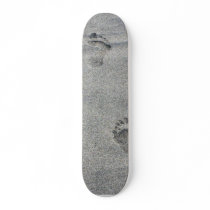 Footprints In Sand skateboards by lifesphere Footprints In Sand skateboards