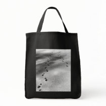 Footprints in Snow bags