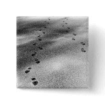 Footprints in Snow buttons