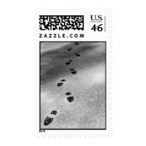 Footprints in Snow – Medium stamp stamps