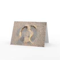 Footprints in the sand cards by rayblockley Footprints in the sand cards
