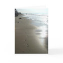 footprints in the sand (card)