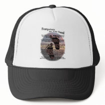 Footprints in the Sand... Trucker Hats