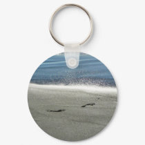 Footprints In The Sand keychains by lifesphere Footprints In The Sand keychains