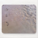 Footprints In The Sand mousepads