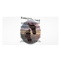 Footprints in the Sand photo cards