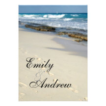 Footprints in the sand RSVP Announcement