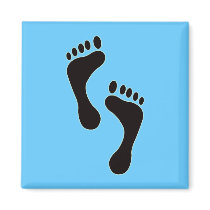 Footprints Magnet