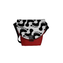 Footprints Messenger Bags