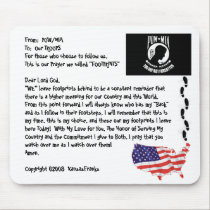"FOOTPRINTS" mousepads