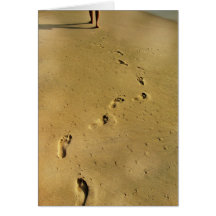 Footprints of Love Card