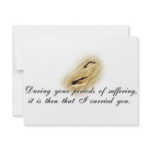 Footprints-poem invitations by marylouroche Footprints-poem invitations