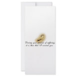 Footprints-poem Full Color Rack Card
