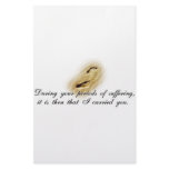 Footprints-poem stationery