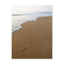 Footprints postcards by pageandturner Footprints postcards