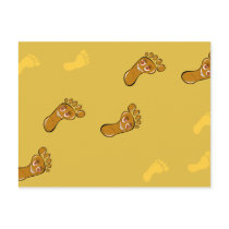 Footprints postcards by prawny Footprints postcards