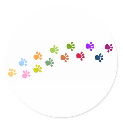 Footprints Stickers by SuperBug