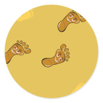 Footprints stickers by prawny Footprints stickers