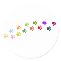 Footprints stickers
